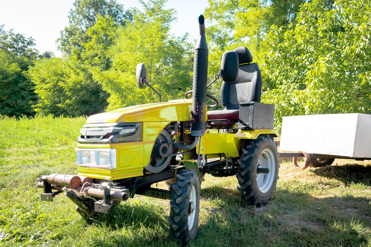 repeindre tracteur